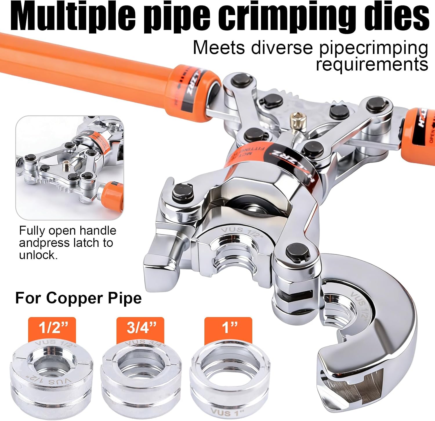 Copper Pipe Crimping Tool Kit, - Tool Set review and price