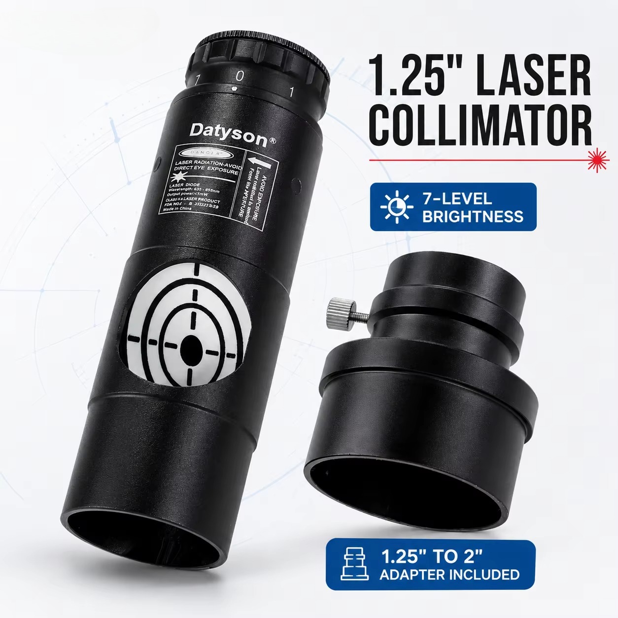 1.25 Inch Red Laser Collimator - Spirit Level review and price