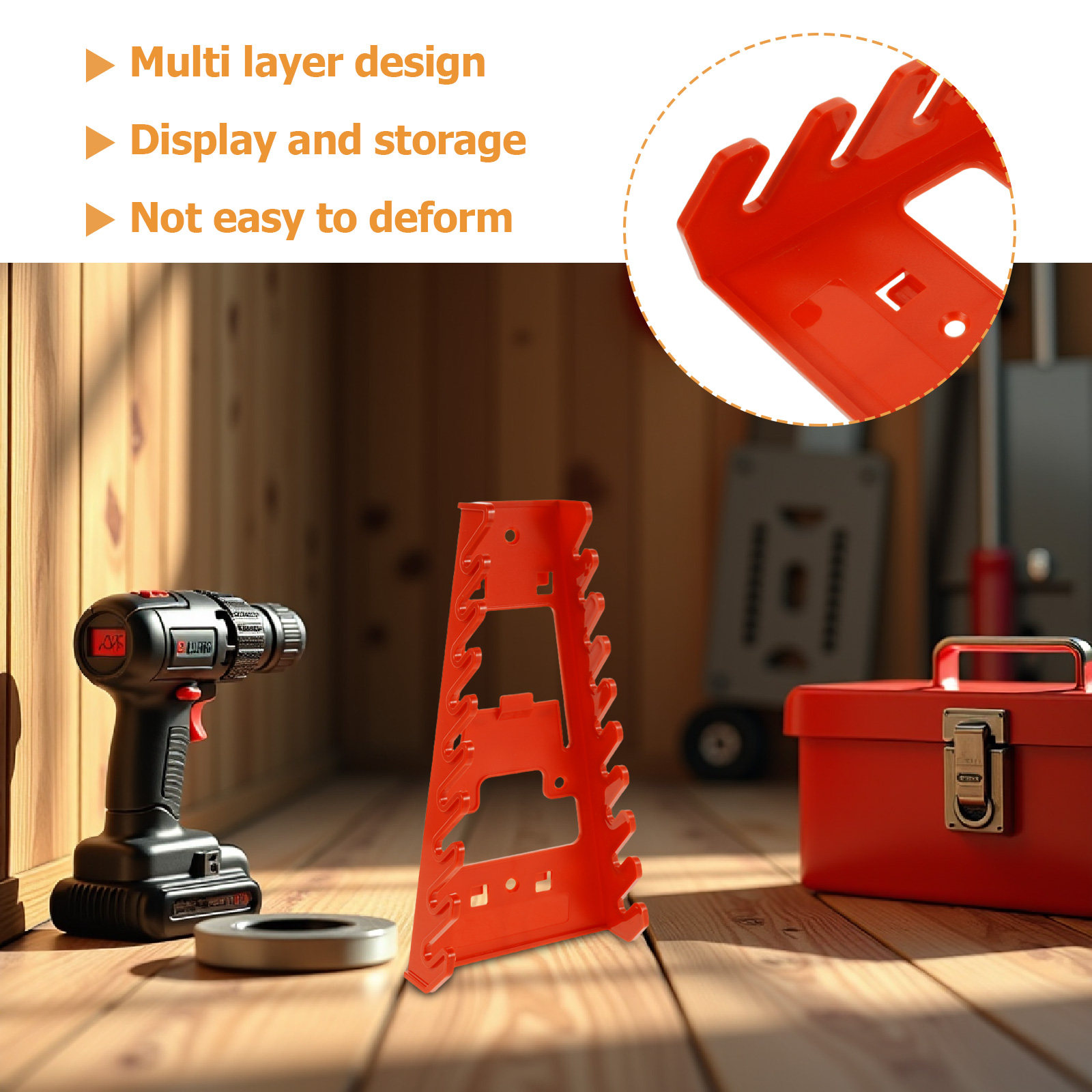 2Pcs Plastic Pegboard Tool Hol - Hand Tools In Workshop review and price