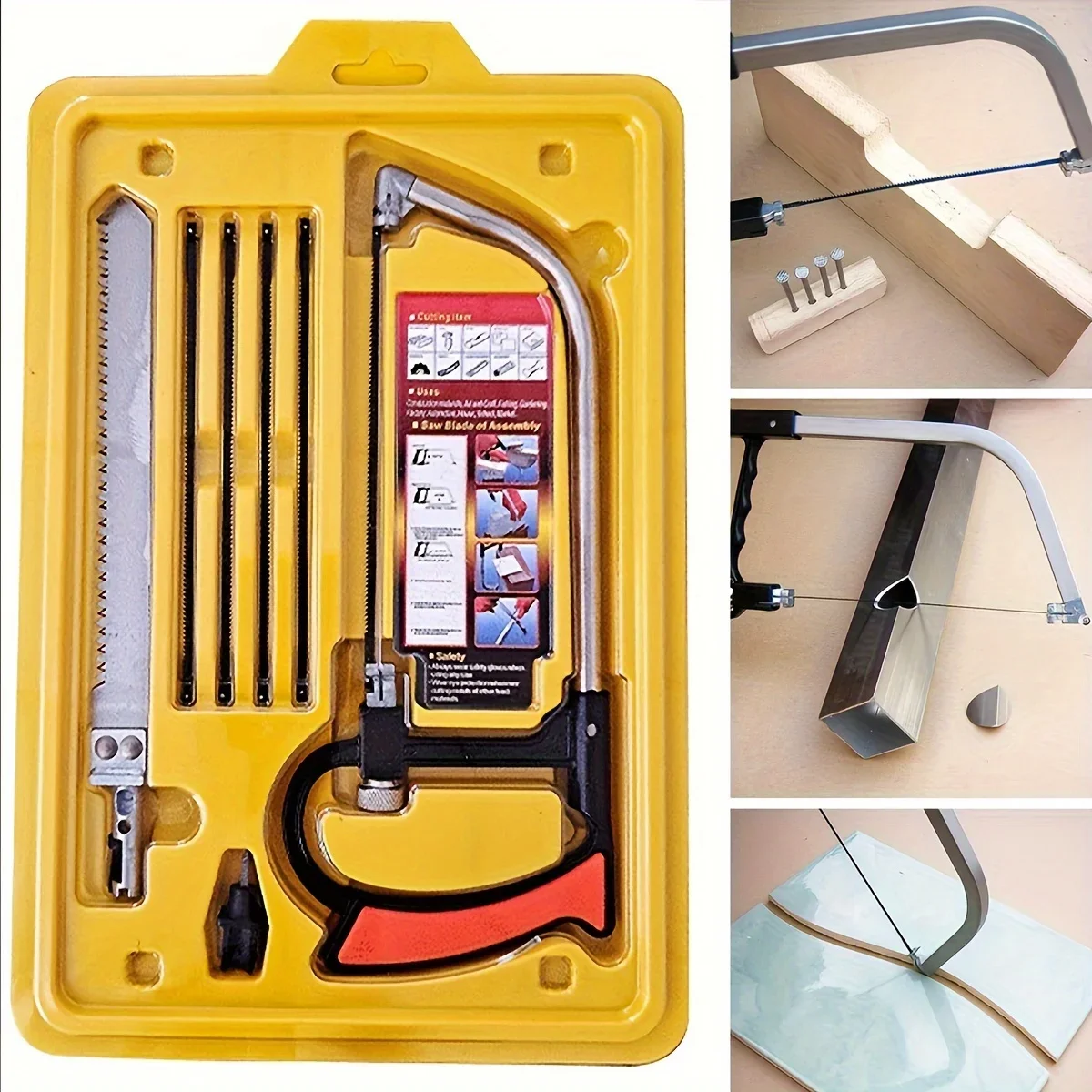 Hacksaw Set, 12 inch Steel Saw - Hacksaw review and price